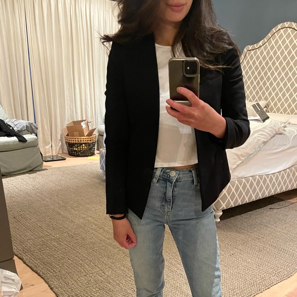Topshop petite black blazer